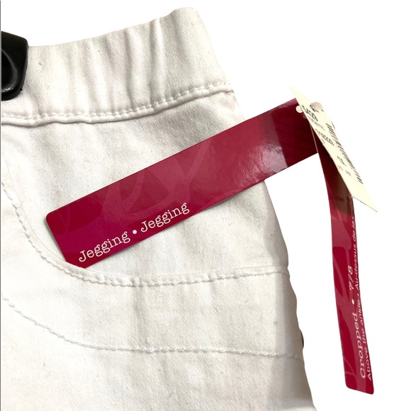 SZ 1X•NWT•PENNINGTONS•WHITE CROPPED ABOVE THE ANKLE JEGGING• - Picture 6 of 7